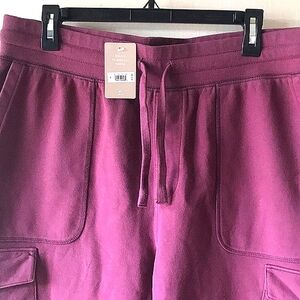 Lucky Brand Medium Burgundy Cloud Soft Sweatpants NWT